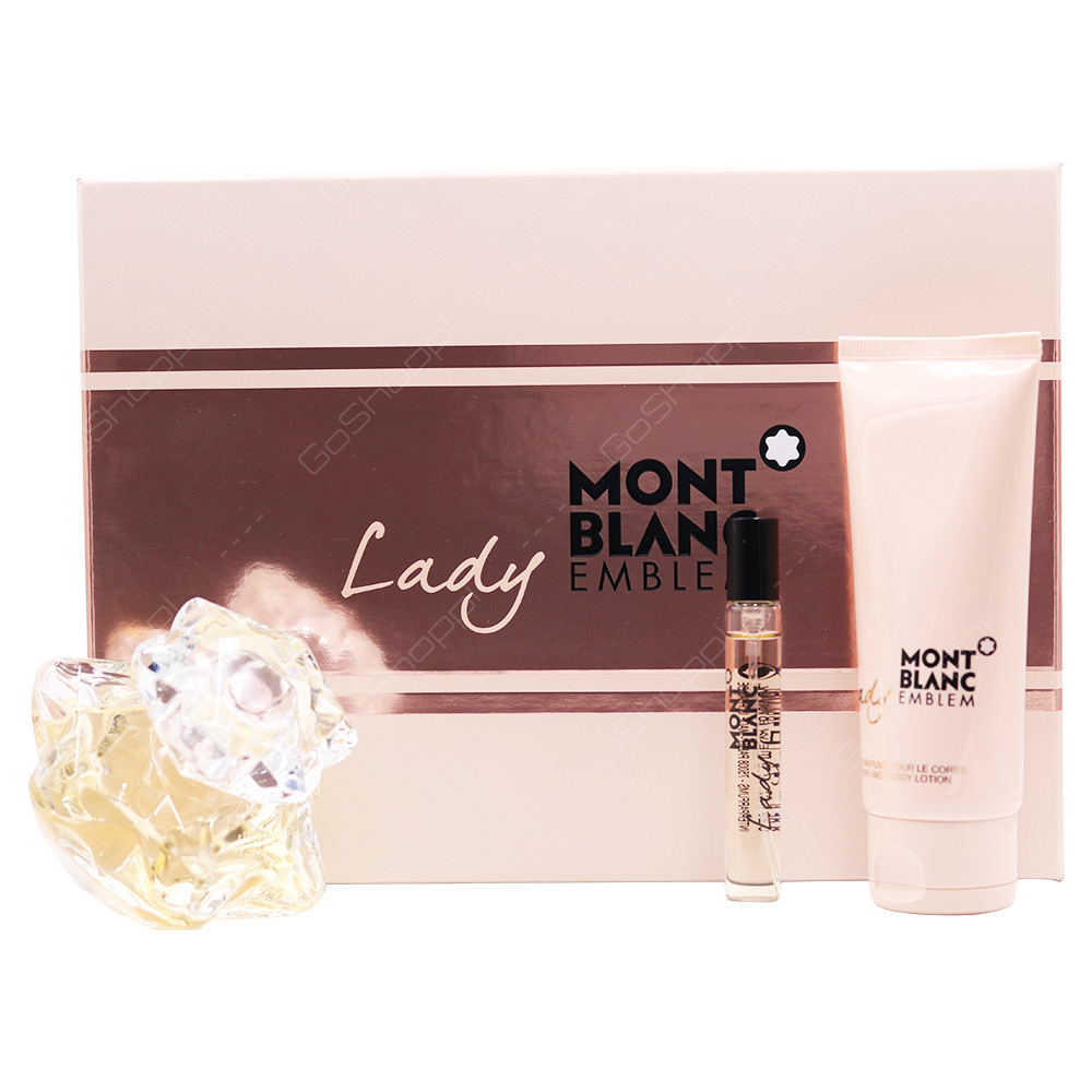 Mont Blanc Lady Emblem Gift Set 3pcs