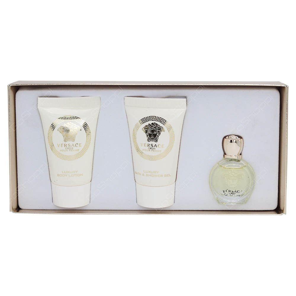 Versace Eros Mini Set For Women 4pcs